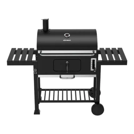 Barbacoa Tazacorte Airmec con tapa y mesas auxiliares