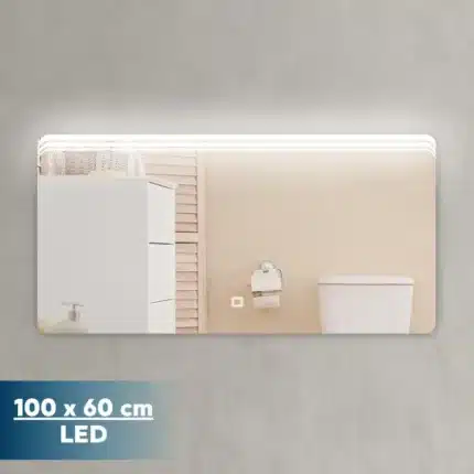 Espejo LED Bucarest Benotti 100x60 vista frontal