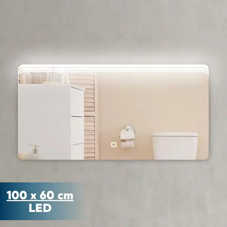Espejo LED Bucarest Benotti 100x60 vista frontal
