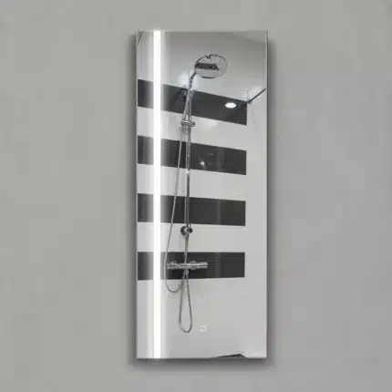 Vista del espejo de baño LED Canadá 40x100