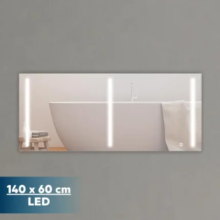Espejo LED Doha Benotti de 140x60 cm