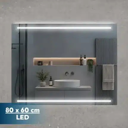 Espejo LED retroiluminado Dominica Benotti 80x60
