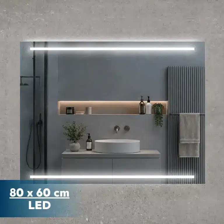 Espejo LED retroiluminado Dominica Benotti 80x60