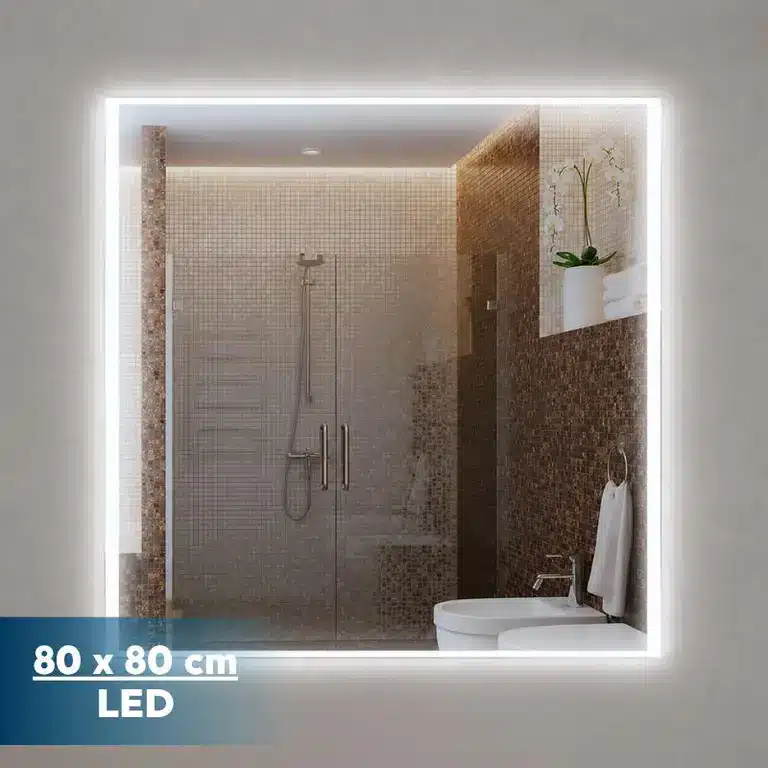 Espejo LED Estambul Benotti 80x80 cuadrado