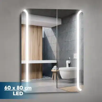 Espejo LED París Benotti 60x80 vista frontal