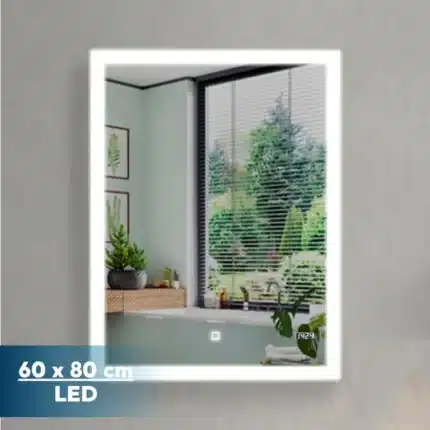 Espejo LED Tokio Benotti 60x80 con reloj