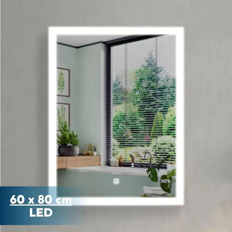 Espejo LED Tokio Benotti 60x80 con reloj
