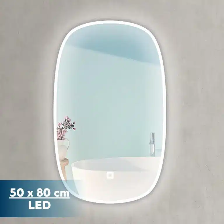 Espejo LED Yakarta Benotti de 50x80 cm
