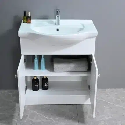 Detalle adicional del mueble de baño Aroa de 75 cm