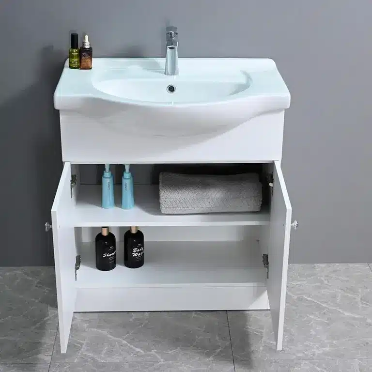Detalle adicional del mueble de baño Aroa de 75 cm