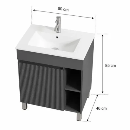 Detalle adicional del mueble Roxana de 60 cm