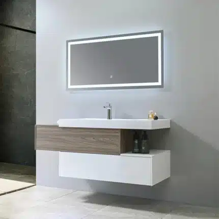 mueble baño suspendido Adhara 132 cm vista 2