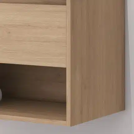 Detalle del cajón del mueble suspendido Andrea