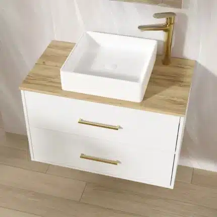 mueble baño suspendido Calma 80 cm vista 3