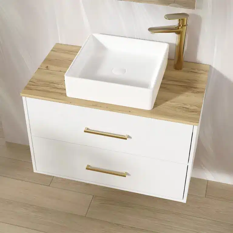 mueble baño suspendido Calma 80 cm vista 3