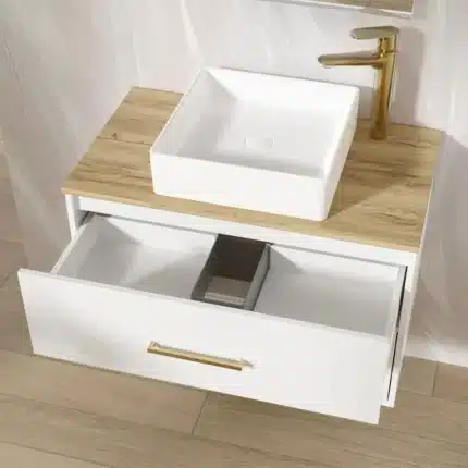 mueble baño suspendido Calma 80 cm vista 4