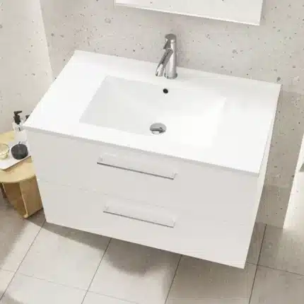 mueble baño suspendido Cipres 80 cm vista 3