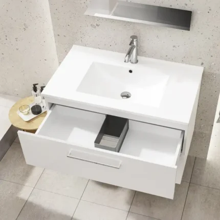 mueble baño suspendido Cipres 80 cm vista 4