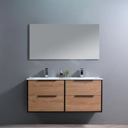 Vista 2 del mueble baño suspendido Cira 120 cm