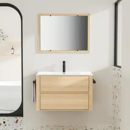 mueble baño suspendido Cris 80 cm vista principal