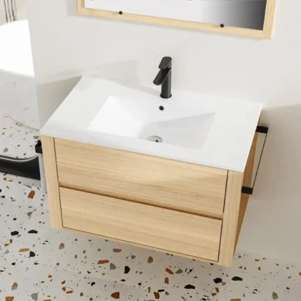 mueble baño suspendido Cris 80 cm vista 3