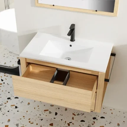 mueble baño suspendido Cris 80 cm vista 4