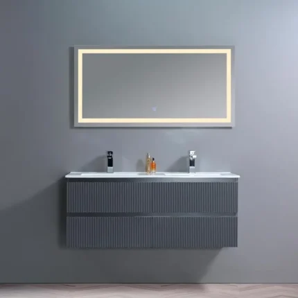 Vista 2 del mueble baño suspendido Ibon 120 cm