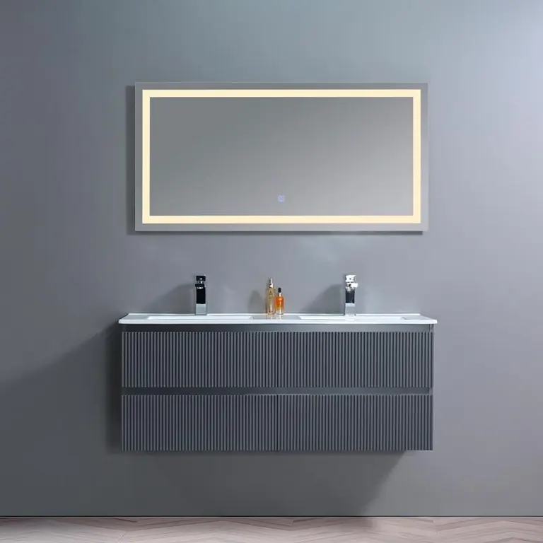 Vista 2 del mueble baño suspendido Ibon 120 cm