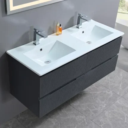 Vista 3 del mueble baño suspendido Ibon 120 cm