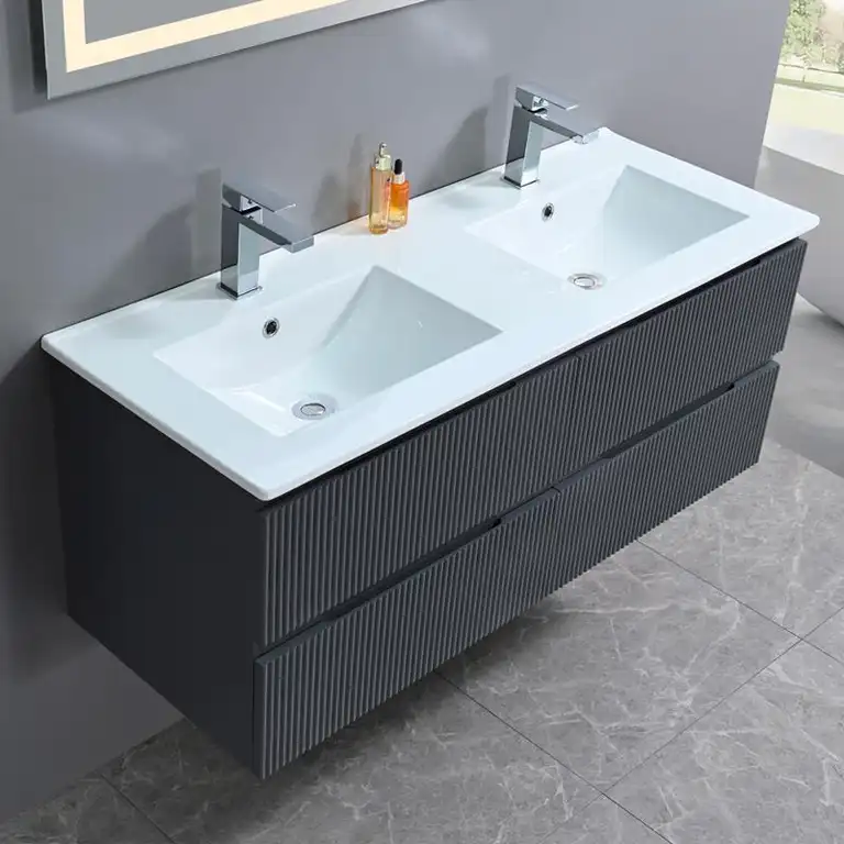 Vista 3 del mueble baño suspendido Ibon 120 cm