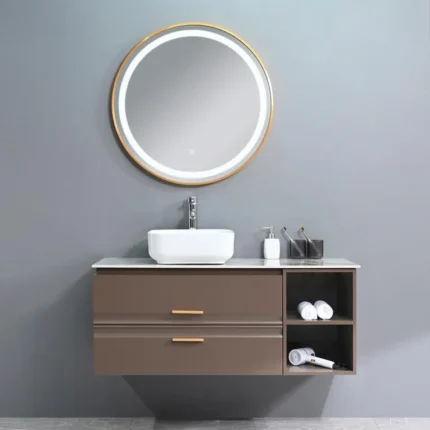 Vista 2 del mueble baño suspendido Leia 120 cm