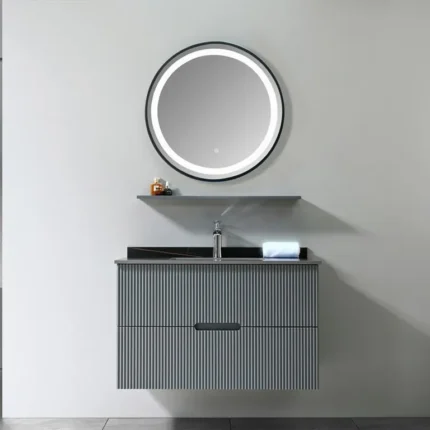 Vista 2 del mueble baño suspendido Nala 90 cm