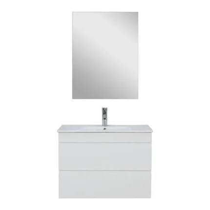 Vista 2 del mueble baño suspendido Perugia 80 cm