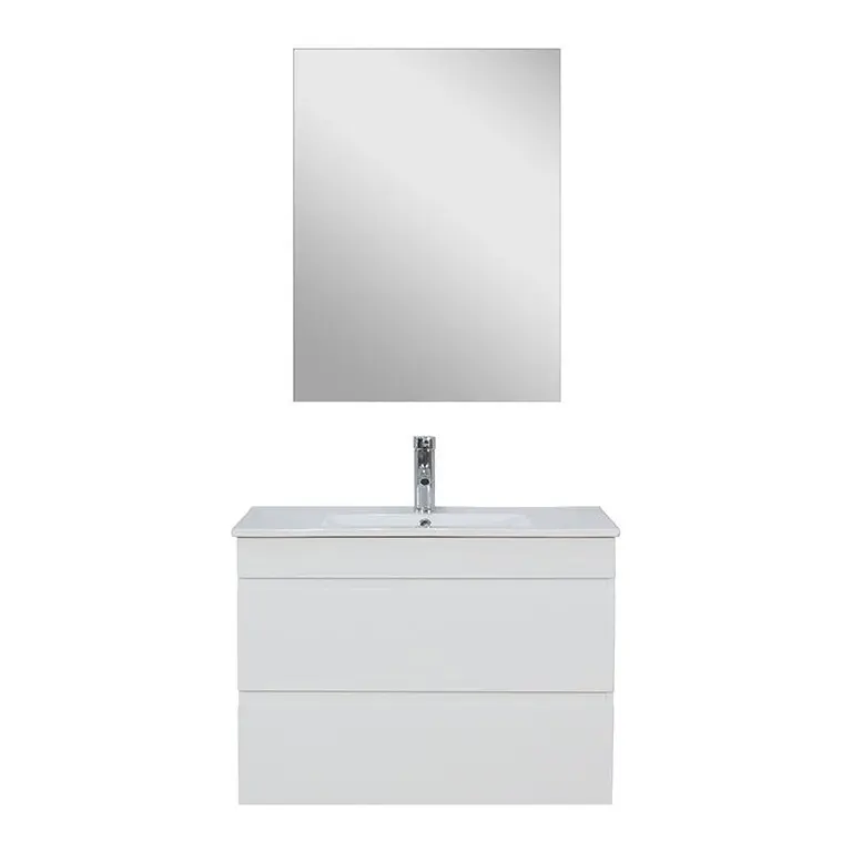 Vista 2 del mueble baño suspendido Perugia 80 cm