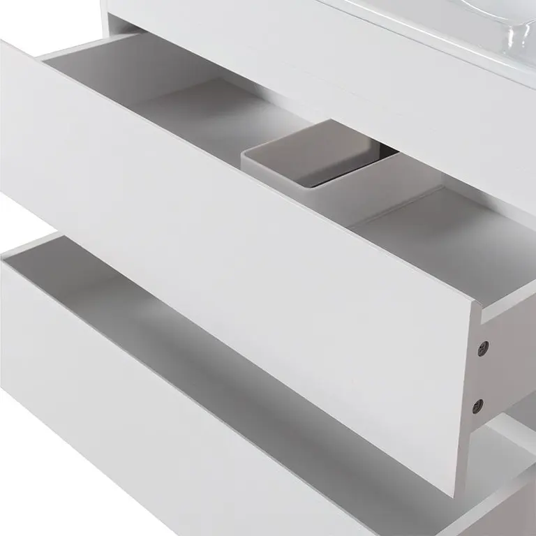 Vista 3 del mueble baño suspendido Perugia 80 cm