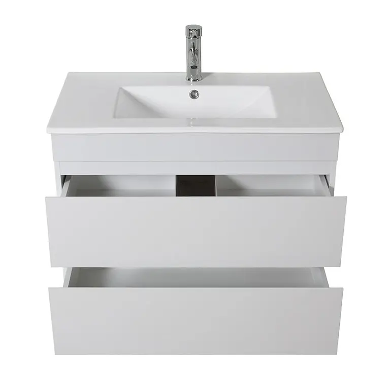 Vista 5 del mueble baño suspendido Perugia 80 cm