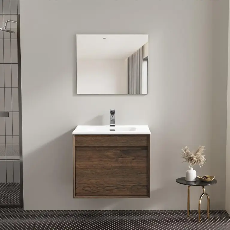 mueble baño suspendido Sauce 60 cm wengué