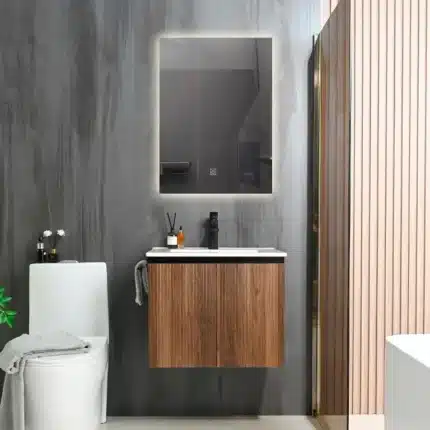 mueble baño Tai 60 gris haya vista 2