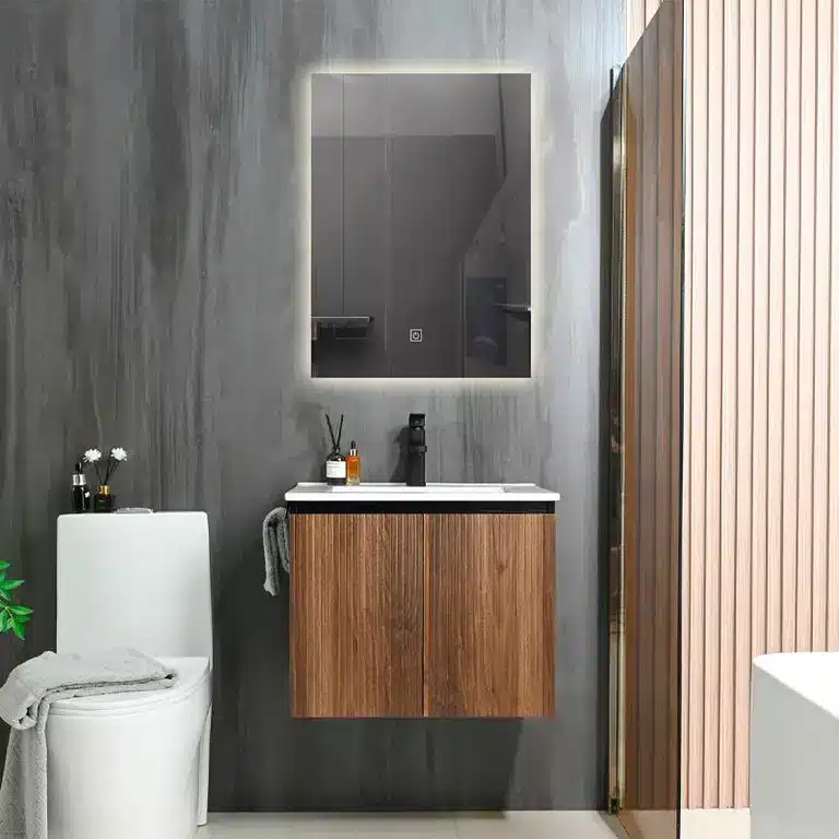mueble baño Tai 60 gris haya vista 2