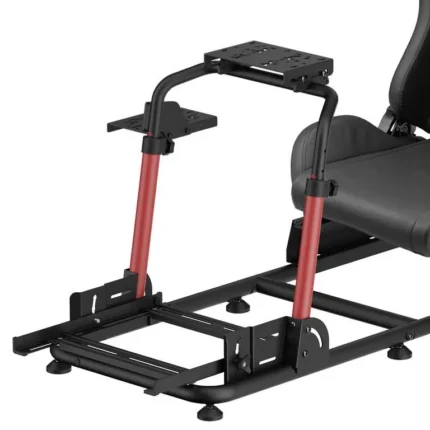 Estructura delantera y placa para pedales del simulador RC300