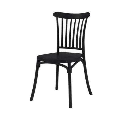 Silla de exterior apilable Havana en color Negro