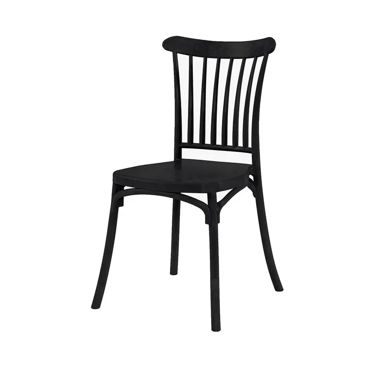 Silla de exterior apilable Havana en color Negro