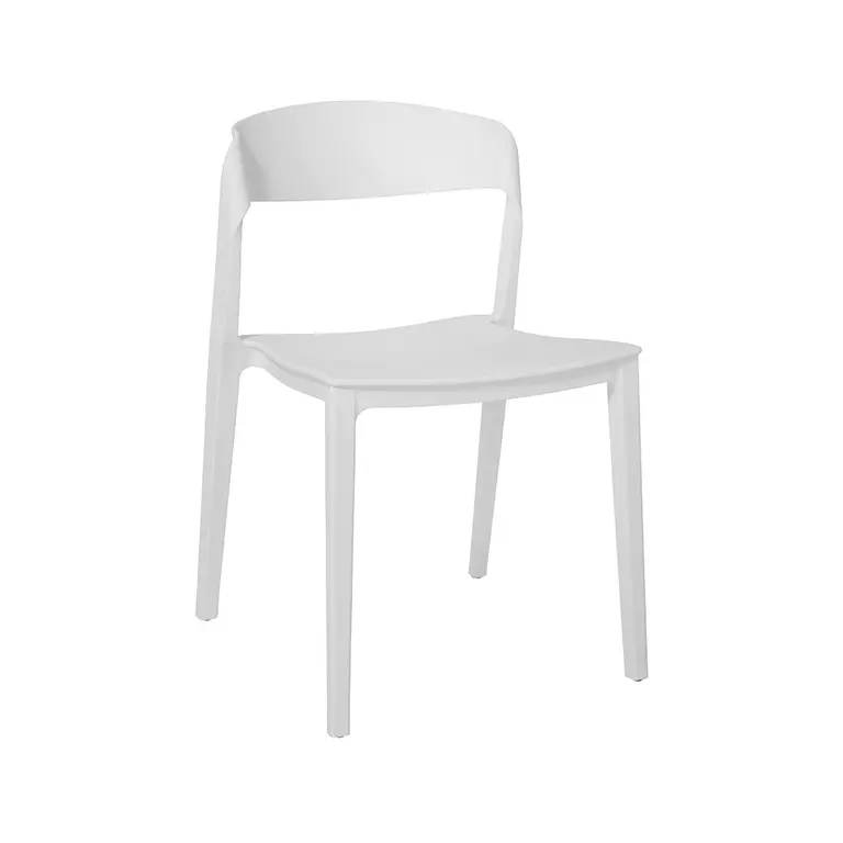 Silla de exterior apilable Noa en color Blanco