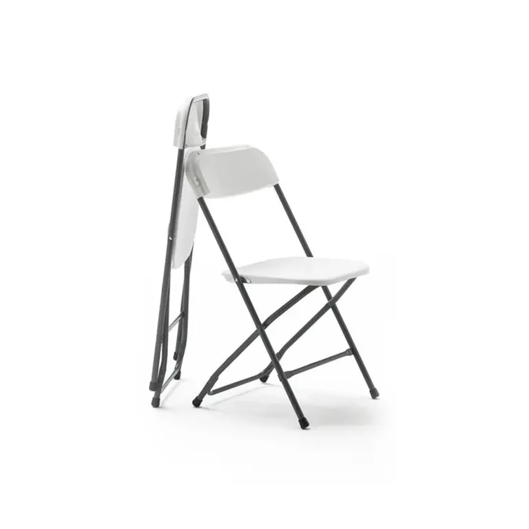 Silla de exterior plegable Every en color Blanco, vista 3