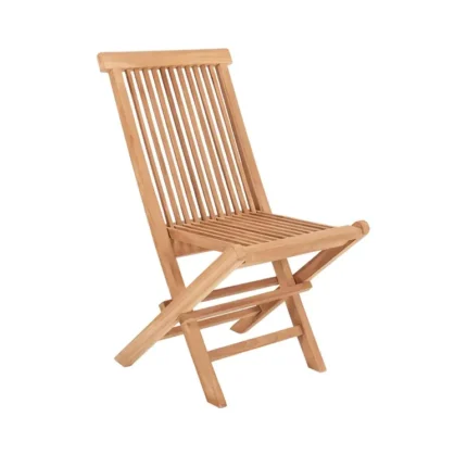 Silla de teca plegable Salenco
