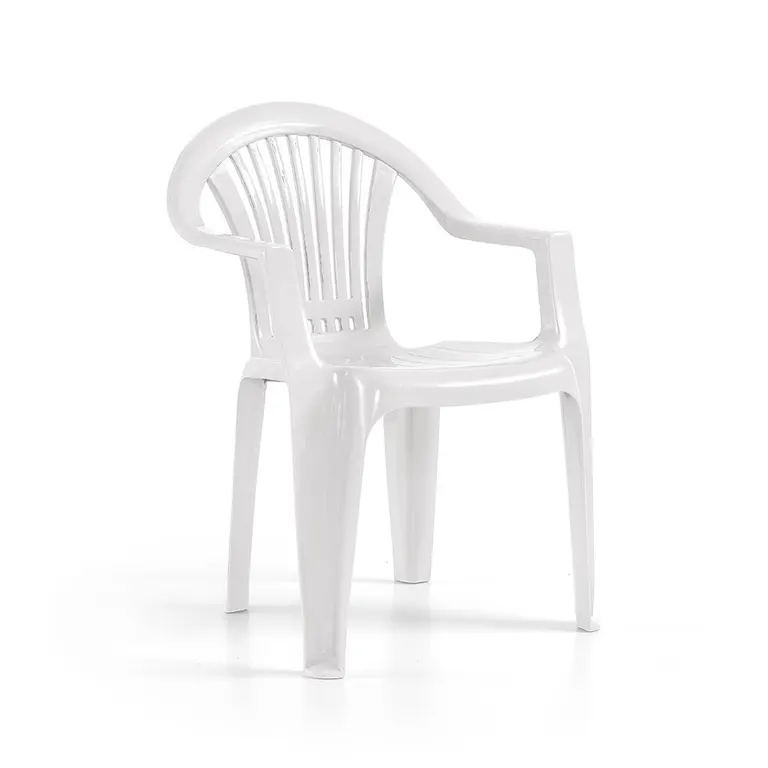 Sillón de exterior apilable Braga en color Blanco