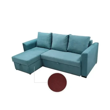 sofá cama chaise longue Góndola en Calabria 6-Rojo